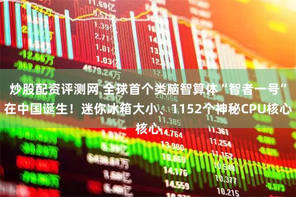 炒股配资评测网 全球首个类脑智算体“智者一号”在中国诞生！迷你冰箱大小、1152个神秘CPU核心