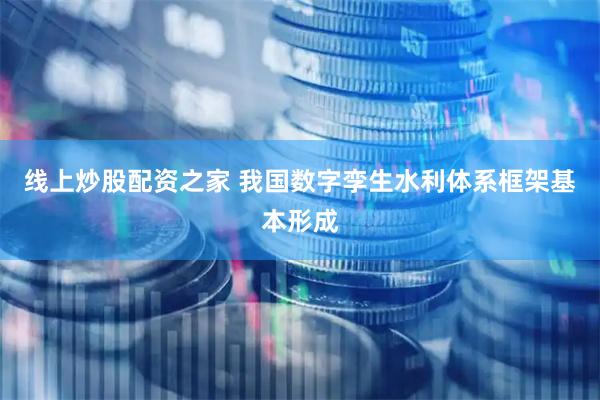 线上炒股配资之家 我国数字孪生水利体系框架基本形成