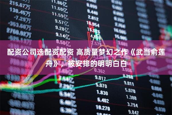 配资公司选配资配资 高质量梦幻之作《武当俞莲舟》，被安排的明明白白