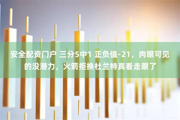 安全配资门户 三分5中1 正负值-21，肉眼可见的没潜力，火箭拒换杜兰特真看走眼了
