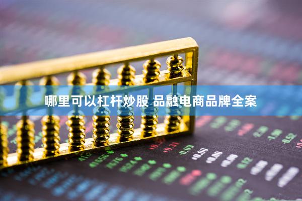 哪里可以杠杆炒股 品融电商品牌全案